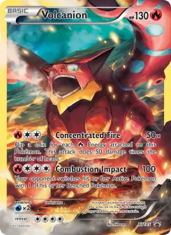 Pokémon-Karte Volcanion XY185