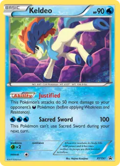 Pokémon-Karte Keldeo XY191