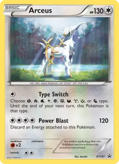 Pokémon-Karte Arceus XY197