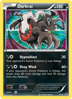 Pokémon-Karte Darkrai XY22