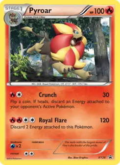 Pokémon-Karte Pyroleo XY26