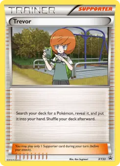 Pokémon-Karte Trevor XY33