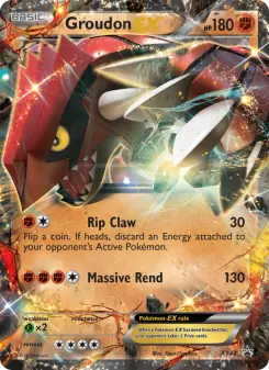 Pokémon-Karte Groudon EX XY42