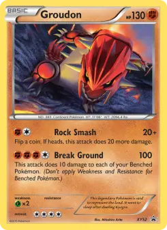Pokémon-Karte Groudon XY52