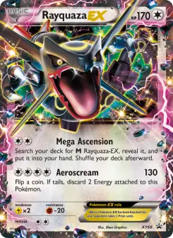 Pokémon-Karte Rayquaza EX XY69