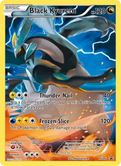 Pokémon-Karte Schwarzes Kyurem XY80