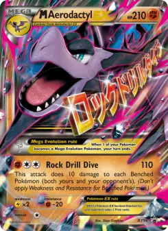 Pokémon-Karte M Aerodactyl EX XY98