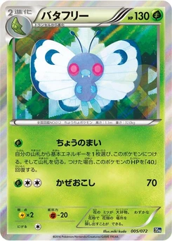 Pokémon-Karte Butterfree 005/000