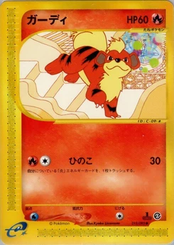 Pokémon-Karte Growlithe 015/000