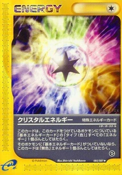 Pokémon-Karte Crystal Energy 085/000