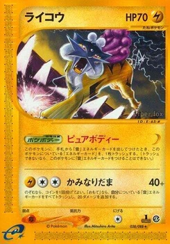 Pokémon-Karte Raikou 038/000