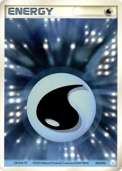 Pokémon-Karte Basic Water Energy 015/000