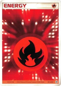 Pokémon-Karte Basic Fire Energy 011/000