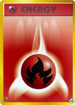 Pokémon-Karte Basic Fire Energy - 14 14.0