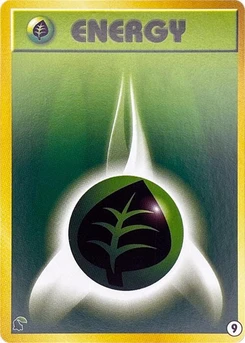 Pokémon-Karte Basic Grass Energy - 9 9.0