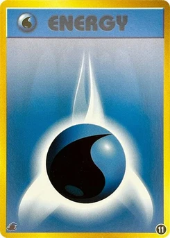 Pokémon-Karte Basic Water Energy - 11 11.0