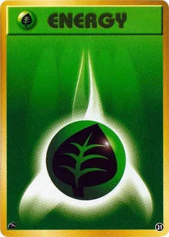 Pokémon-Karte Basic Grass Energy - 21 21.0