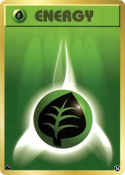 Pokémon-Karte Basic Grass Energy - 34 34.0