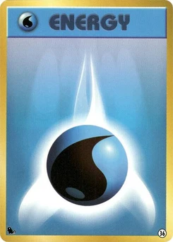 Pokémon-Karte Basic Water Energy - 36 36.0