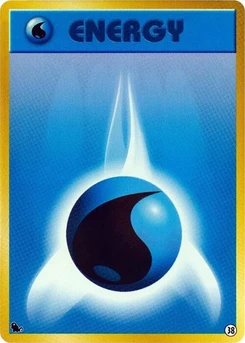 Pokémon-Karte Basic Water Energy - 38 38.0