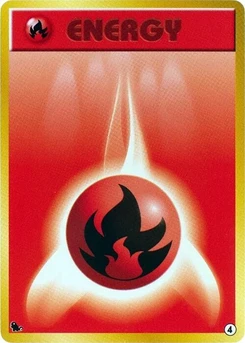 Pokémon-Karte Basic Fire Energy - 4 4.0