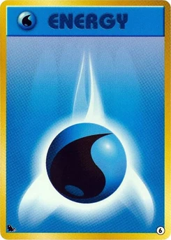 Pokémon-Karte Basic Water Energy - 6 6.0