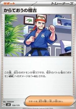Pokémon-Karte Black Belt's Training (150/175) 150/000