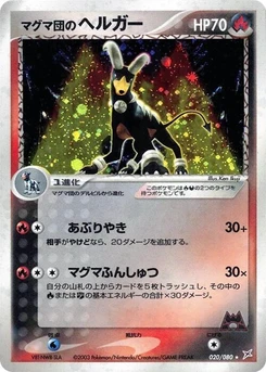Pokémon-Karte Team Magma's Houndoom 020/000