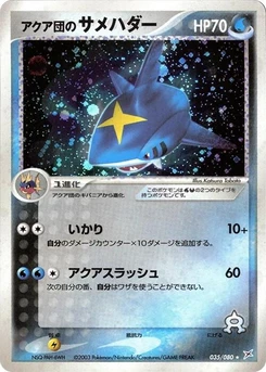 Pokémon-Karte Team Aqua's Sharpedo 035/000