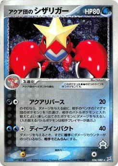 Pokémon-Karte Team Aqua's Crawdaunt 036/000