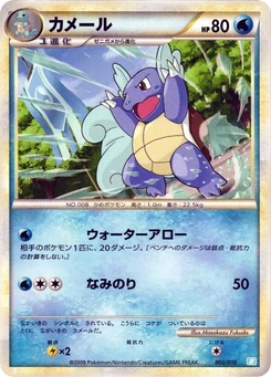 Pokémon-Karte Wartortle 002/000