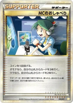 Pokémon-Karte Emcee's Chatter 010/000
