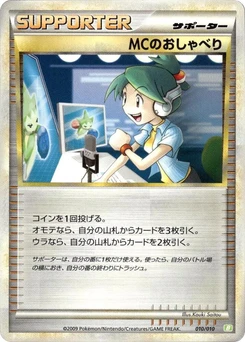 Pokémon-Karte Emcee's Chatter 010/000