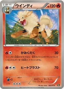 Pokémon-Karte Arcanine 002/000