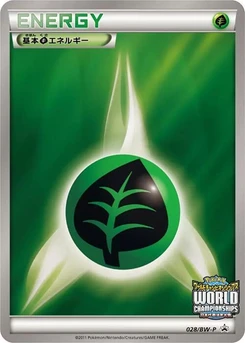 Pokémon-Karte Basic Grass Energy 028/000