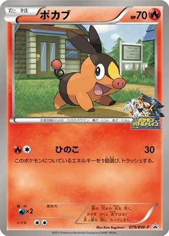 Pokémon-Karte Tepig 079/000
