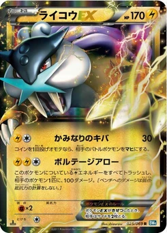 Pokémon-Karte Raikou EX 025/000
