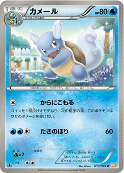 Pokémon-Karte Wartortle 013/000
