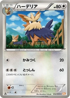 Pokémon-Karte Herdier 052/000