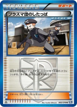 Pokémon-Karte Team Plasma Grunt 065/000