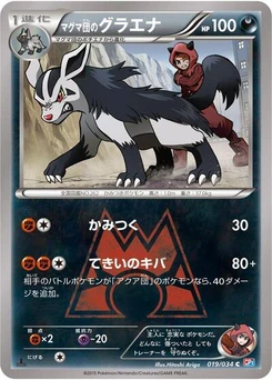 Pokémon-Karte Team Magma's Mightyena 019/034