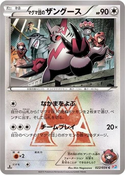 Pokémon-Karte Team Magma's Zangoose 022/034