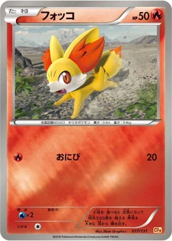 Pokémon-Karte Fennekin 017/000