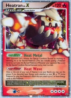 Pokémon-Karte Heatran LV.X 031/000