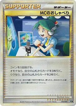 Pokémon-Karte Emcee's Chatter 013/000