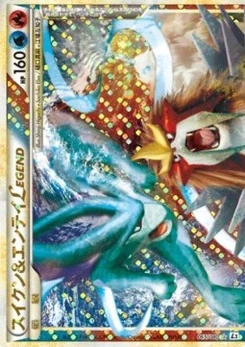 Pokémon-Karte Suicune & Entei Legend - 065/080 (Reverse Holofoil) 065/000
