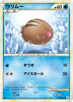 Pokémon-Karte Swinub (Mirror Holofoil) 019/000