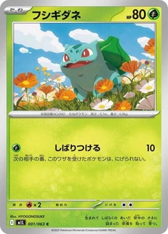 Pokémon-Karte Bulbasaur 001/063