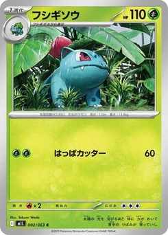 Pokémon-Karte Ivysaur 002/063
