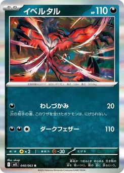 Pokémon-Karte Yveltal 040/063
